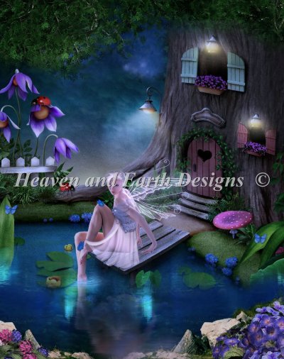 Diamond Painting Canvas - Mini Pixie Dreams KA - Click Image to Close
